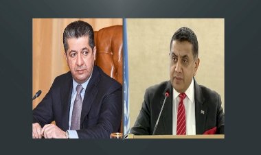 Başbakan Mesrur Barzani, İngiltere Devlet Bakanı’yla İran saldırılarını görüştü