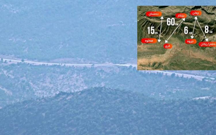 Türkiye, Kürdistan Bölgesi’nde askeri noktalara lojistik için yol yapıyor