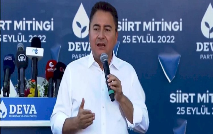 Babacan Siirt'te konuştu: Bir kere daha vurdular Musa Anter’i