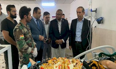 ABD Başkonsolosu’u İran saldırısında yaralanan PAK Peşmergelerini ziyaret etti