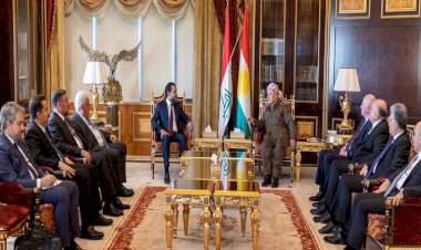 Başkan Barzani Devleti Yönetme İttifakı heyetini kabul etti