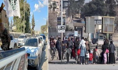 Efrin'de silahlı grupların çatışması sonucu halk göç etmeye başladı