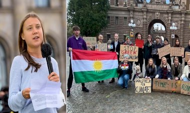 İklim aktivisti Thunberg’den Kürtçe tweet: Bijî Kurdistan