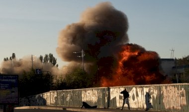 Ukrayna'nın başkenti Kiev'e kamikaze drone'larla saldırı