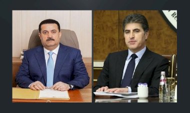 Başkan Neçirvan Barzani Irak'ın yeni Başbakanı Sudani ile görüştü
