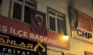 CHP İlçe Başkanlığı’na molotoflu saldırı
