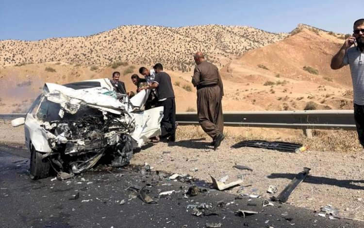 Süleymaniye’de feci kaza: 5 Peşmerge hayatını kaybetti