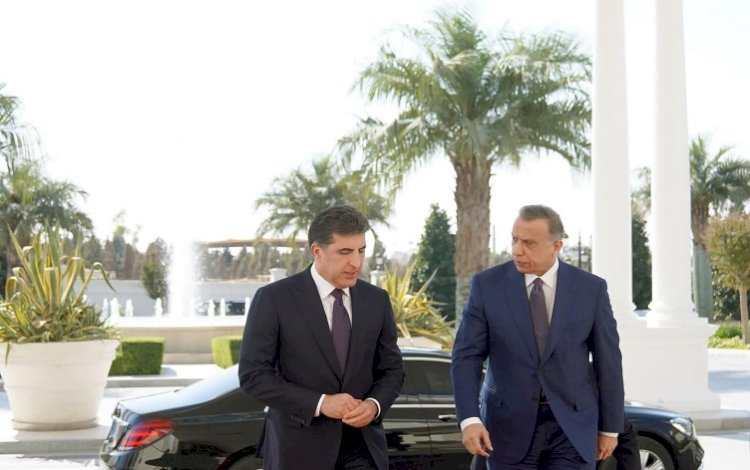 Neçirvan Barzani ve Kazimi İran’ın saldırılarını görüştü