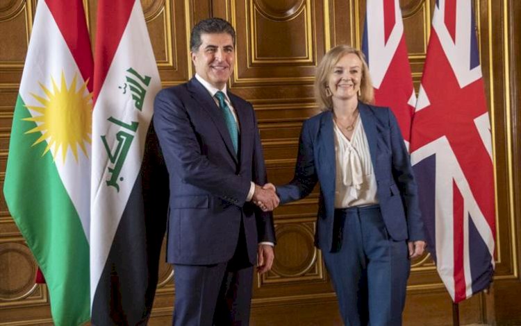 İngiltere Başbakanı Truss’dan Neçirvan Barzani’ye teşekkür mektubu
