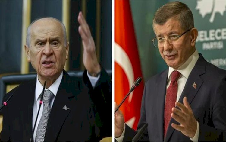Davutoğlu, Bahçeli'ye 'Serok Erdoğan' sloganını sordu