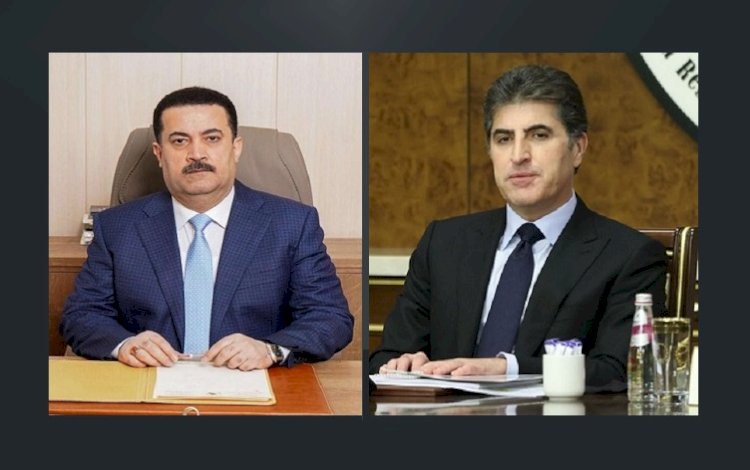 Başkan Neçirvan Barzani Irak'ın yeni Başbakanı Sudani ile görüştü