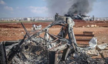 Suriye'den İdlib'de bir kampa bombardıman: 9 ölü, 75 yaralı