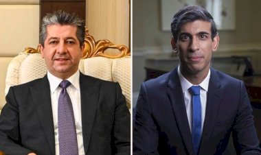İngiltere Başbakanı Sunak, Başbakan Mesrur Barzani’ye mektup gönderdi