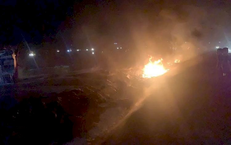 Duhok'ta akaryakıt tankeri patladı: Çok sayıda yaralı
