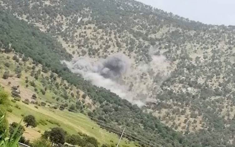 Savaş uçaklarından Amedi kırsalına bombardıman