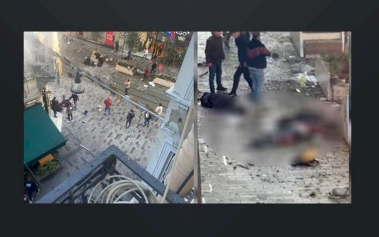 İstiklal Caddesi'nde patlama: 6 ölü 81 yaralı!