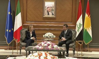 Başbakan Mesrur Barzani İtalya Başbakanı Meloni ile bir araya geldi