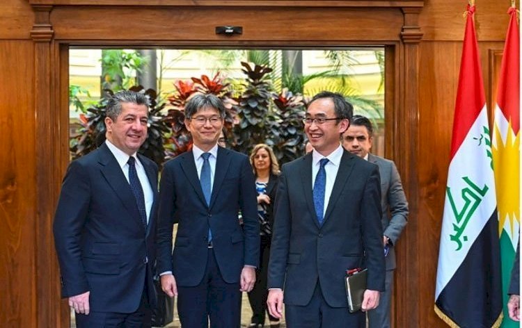 Başbakan Mesrur Barzani, Japonya heyetini kabul etti
