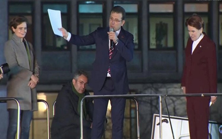 Hapis kararının ardından İmamoğlu'ndan ilk açıklama