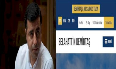Demirtaş’ın dört dilli web sitesinde Kürtçe yok