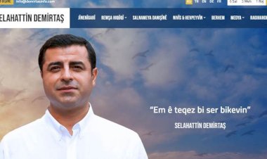 Demirtaş sitesine Kürtçe bölümünü ekledi