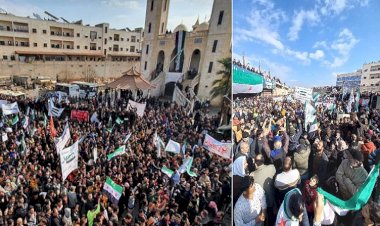Ankara-Şam görüşmesi Suriye'de protesto edildi