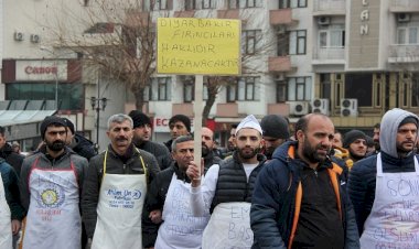 Diyarbakır’daki fırın işçileri eylemde