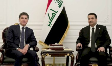 Başkan Neçirvan Barzani Bağdat'ta Irak Başbakanı Sudani ile görüştü
