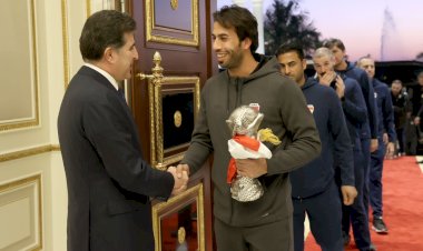 Neçirvan Barzani, Irak Milli Takımı’nı Erbil’de kabul etti