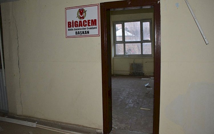 Bitlis Gazeteciler Cemiyeti'nde hırsızlık: Kapıyı bile çaldılar