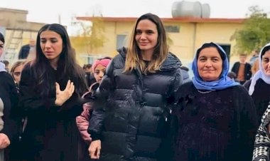 Angelina Jolie ve Nadia Murad, Şengal'i ziyaret etti