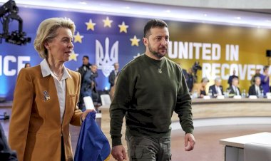 AB liderleri Kiev'de: Kritik zirve öncesi saldırı sirenleri çaldı