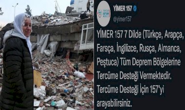 Deprem bölgesinde 7 dilde hizmet veren YİMER'de Kürtçe yok!