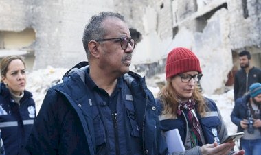 DSÖ Genel Direktörü depremin vurduğu Halep'te