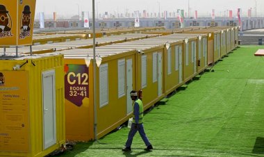 Katar Dünya Kupası'nda kullanılan konteyner evleri Türkiye'ye yolluyor