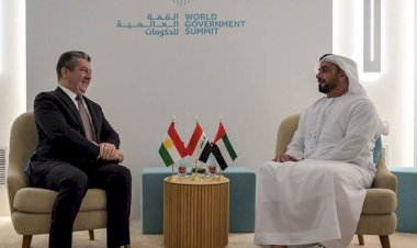 Mesrur Barzani BAE Başbakan Yardımcısı ile görüştü