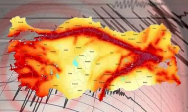 Türkiye MTA Diri Fay Haritası güncellendi! 45 ilde 485 diri fay hattı bulunuyor