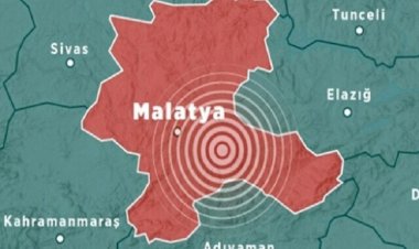 Malatya'da 4,7 büyüklüğünde deprem!