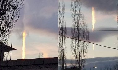 Ağrı'da şaşırtan görüntü