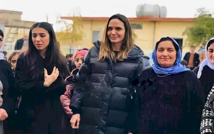 Angelina Jolie ve Nadia Murad, Şengal'i ziyaret etti