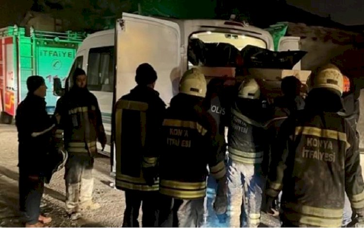 Depremden kurtulup Konya'ya giden 7 kişilik aile, çıkan yangında can verdi