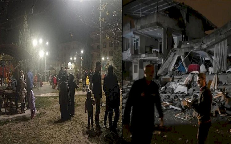 Hatay'da 6,4 ve 5,8 büyüklüğünde iki şiddetli deprem!