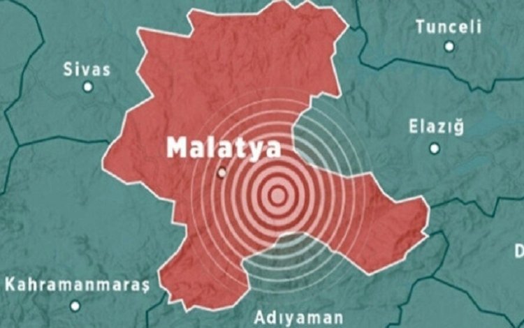 Malatya'da 4,7 büyüklüğünde deprem!