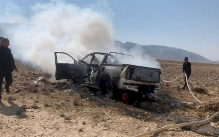 Şengal'de bir otomobil SİHA'nın hedefi oldu