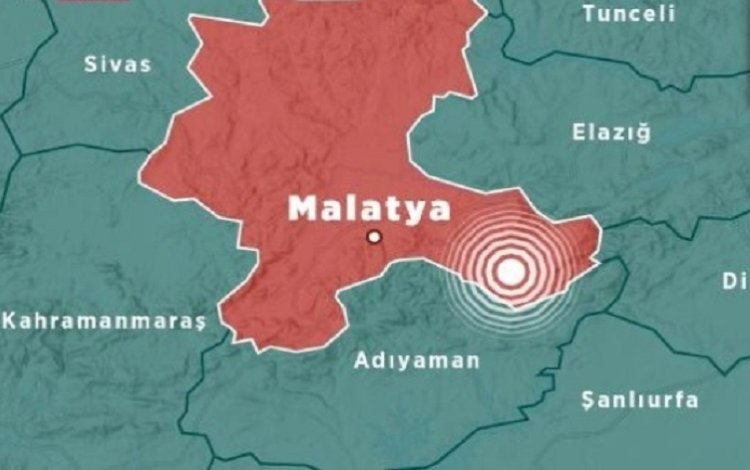 Malatya’da 4,1 büyüklüğünde deprem