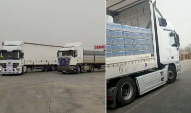 Diyarbakır Barosu Adıyaman ve Hatay’a 2 tır su gönderdi