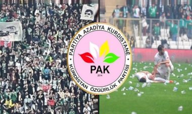 PAK'tan Bursa'da Amedspor'a yapılan ırkçı saldırıya tepki