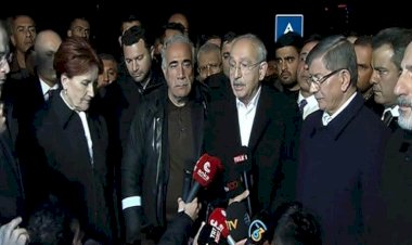 Kılıçdaroğlu, Akşener ve Davutoğlu sel felaketinin yaşandığı Urfa'da