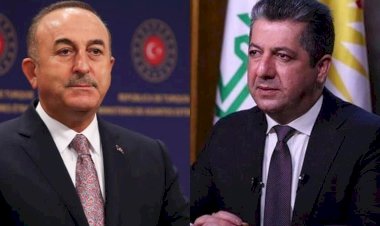 Mevlüt Çavuşoğlu’ndan Başbakan Mesrur Barzani’ye Newroz mesajı