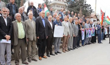 ENKS, Efrin saldırısı için BM ofisi önünde eylem düzenledi